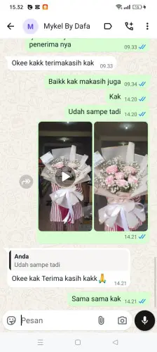 Testimonial Buket Bunga mulyajaya