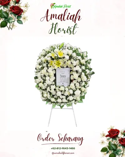 Krans Bunga Duka Cita mulyajaya